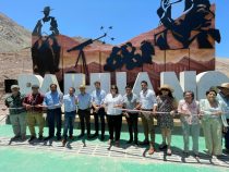 Inauguran hito de acceso a Paihuano con el programa Pequeñas Localidades